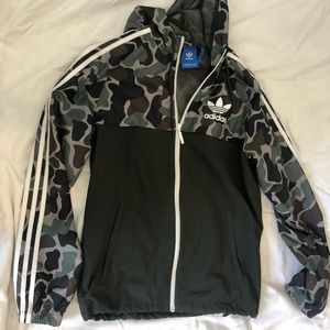 Adidas Camo Windbreaker